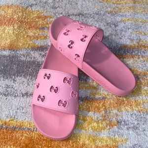 Pink Gucci Slides